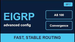 How to Configure EIGRP in a Cisco 3‑Tier Network (Ep.7) Part-2