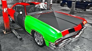 СОБИРАЮ СТАРЫЙ КОРЧ СВОИМИ РУКАМИ - НОВЫЙ ЦВЕТ СИМУЛЯТОР АВТО МЕХАНИКА CAR MECHANIC SIMULATOR 2018