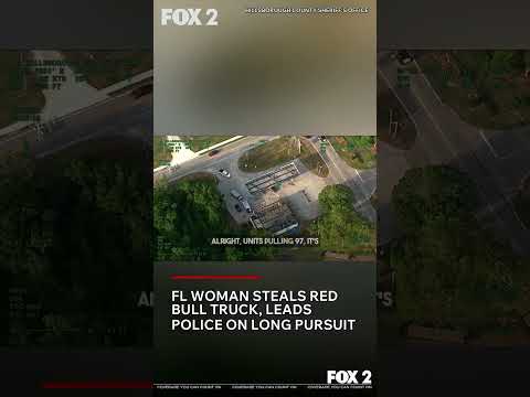 FL Woman Steals Red Bull Truck, Leads Police on Long Pursuit