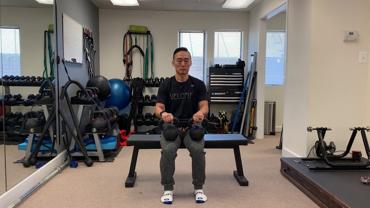 Seated Soleus Raise - YouTube