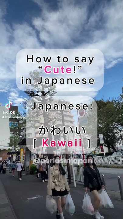 How Do U Say Cute In Japanese How to say “CUTE!” in Japanese #japan #japaneselanguage #learnjapanese