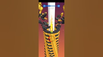 Stack ball | 💥level 199💥 completed by pro gaming with Jubu | #shorts