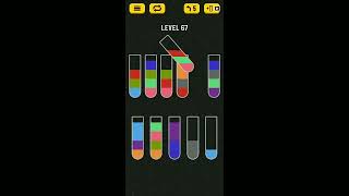 Water Sort Puzzle || Level 67 || Walkthrough  IOS   Android