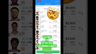 FanDuel NBA Lineup Free #awesemo #rotogrinders #fantasylabs
