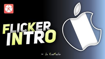 Flicker Logo Intro in KineMaster ! PixelLab !