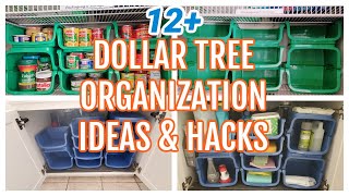 12+ DIY DOLLAR TREE STACKABLE ORGANIZATION IDEAS AND HACKS