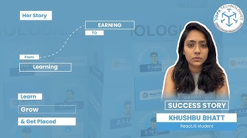 ReactJS Success Story 💼 | Khushbu Bhatt’s Journey from Learning to Earning at TOPS Technologies 🚀