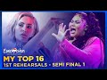 Eurovision 2021: 1st Rehearsals | Semi Final 1 - My Top 16