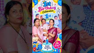 1st Birthday party🥳#shorts#party#1stbirthday#viral#ytshorts#youtubeshorts#ritika#minivlog