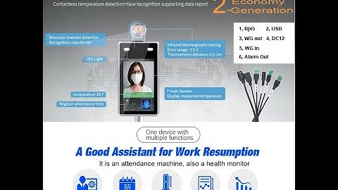 New Version Body Temperature Measurement & Face recognition Terminal