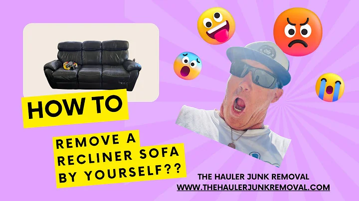how to remove a recliner sofa couch by yourself!