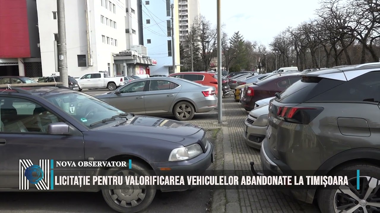 Licitație pentru valorificarea vehiculelor abandonate la Timișoara Licitație pentru valorificarea vehiculelor abandonate la Timișoara