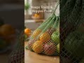 Eco-friendly natural vegetable bags for fridge #shorts #viralvideo