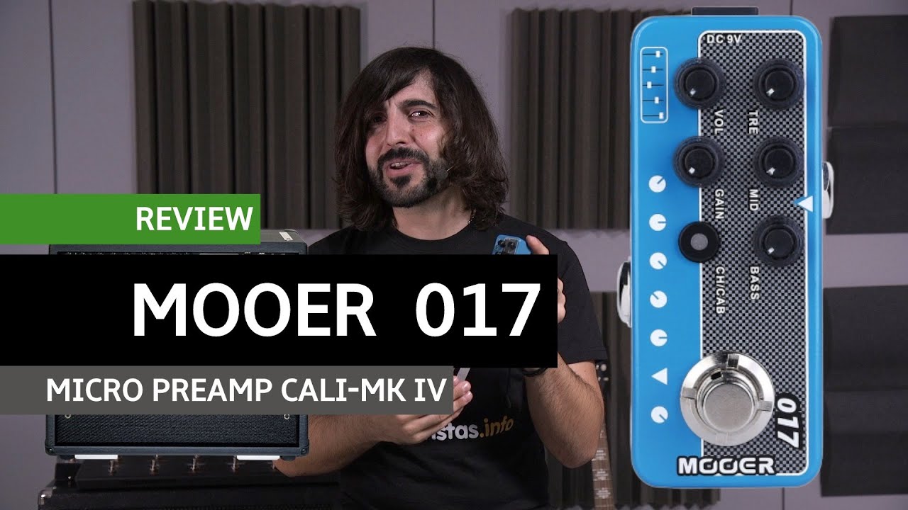 MOOER 017 CALI-MK IV Preamp | Mesa Boogie Mark IV in a tiny
