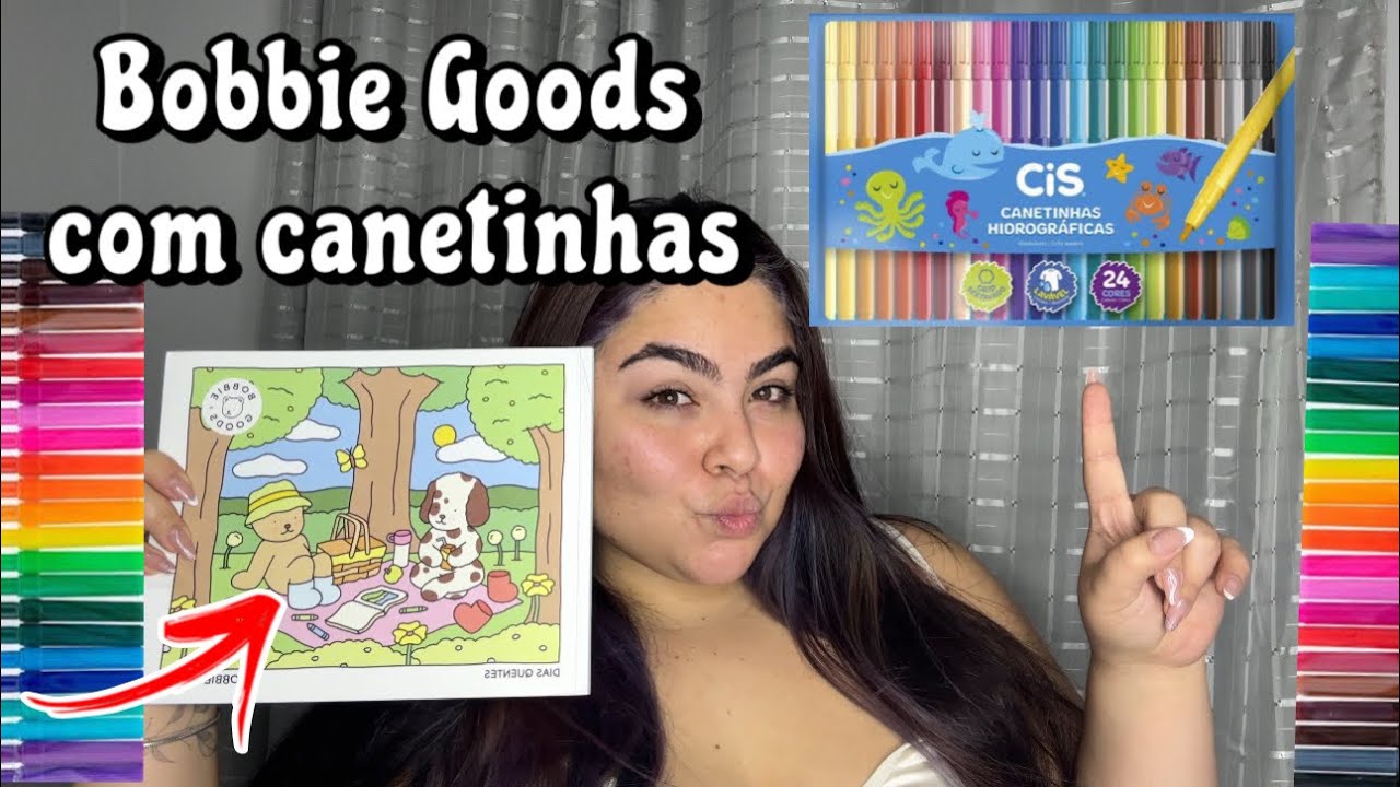 PINTANDO BOBBIE GOODS COM CANETINHAS NORMAIS 😱✨