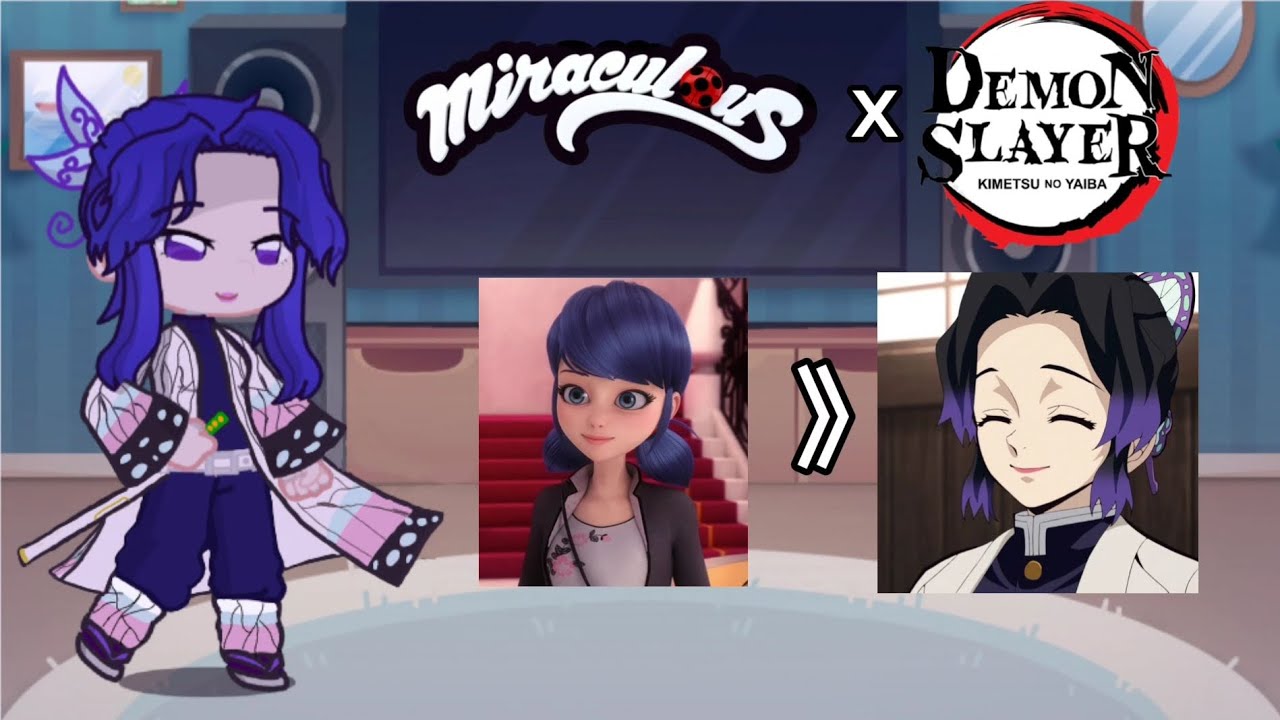 mlb react to marinette as shinobu kocho|kny|[🇺🇸/🇧🇷]|{1/?}||gacha life 2