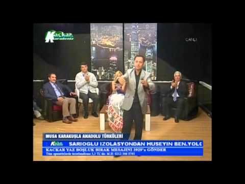 MUSA KARAKUŞ ,İLE  , ANADOLU TÜRKÜLERİ  PROGRAMI KAÇKAR TV  02 , 11 , 2014