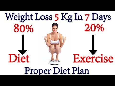 weight loss diet 5 kg in a month