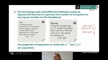 Integrated Math 1: 3.1.1A: Geometric Sequences and Exponential Functions (Day 1)