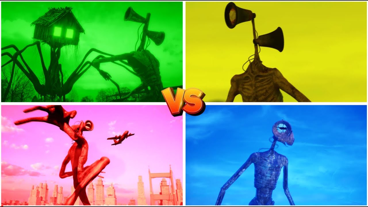 Siren Head Battle Begins 😱🔊 | 3D Monster Fight | Tiles Hop Horror