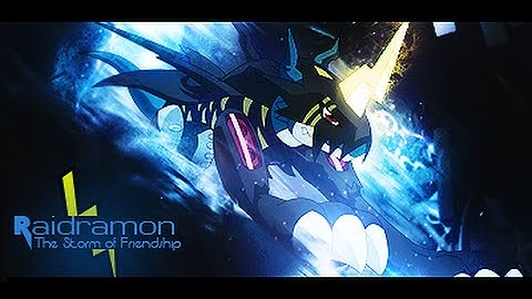 Digimon: Veemon Armor Digivolve to Raidramon