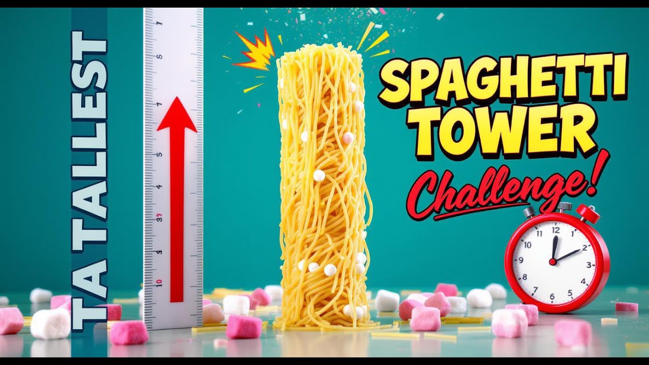 The Tallest Spaghetti Tower Challenge 🍝🗼