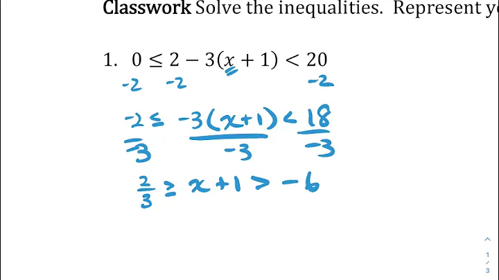 AppB.4.1 - Single and Compound Linear Inequalities