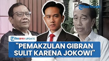 Mahfud: Prabowo Sulit Wujudkan Pemakzulan Wapres Gibran karena Ada Ancaman Terselubung Jokowi