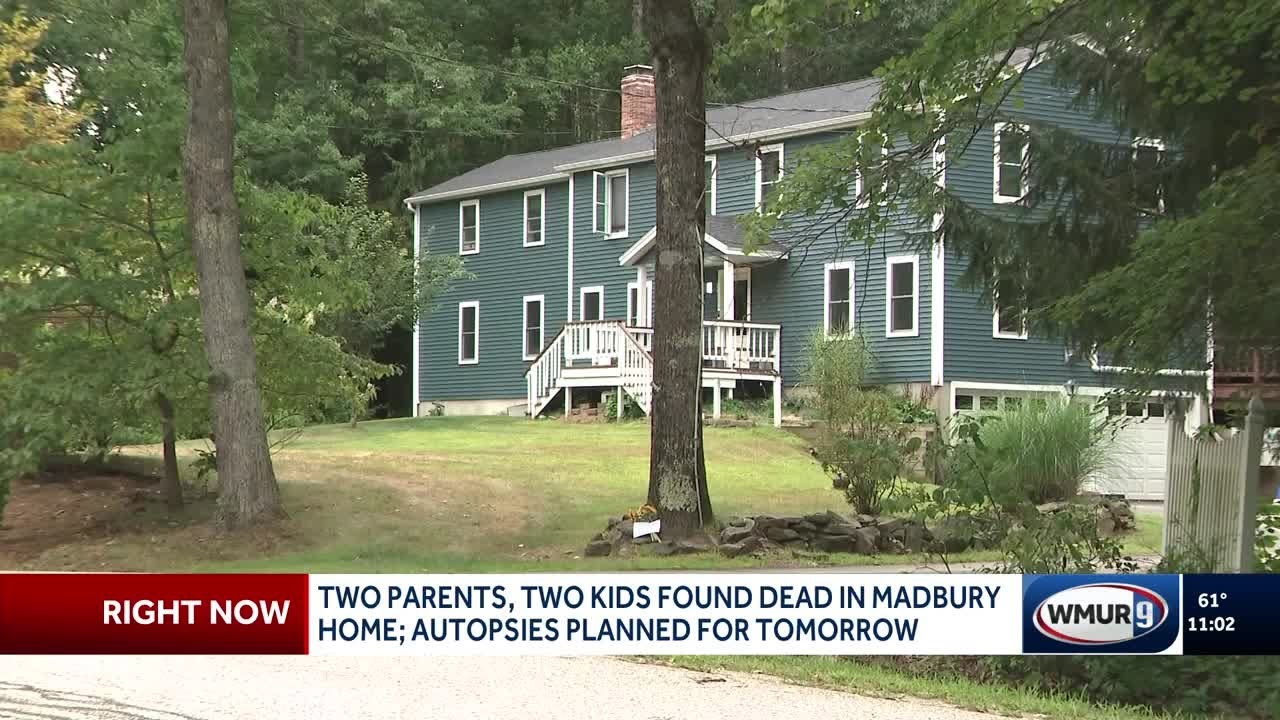 Two parents, two kids found dead in Madbury home; autopsies planned for ...