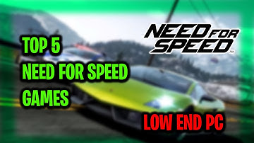 TOP 5 BEST NEED FOR SPEED GAMES FOR LOW END PC || RACING GAMES || TAMIL