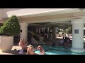 Tour of Caesars Palace Pool Las Vegas - Lounge Bar ...