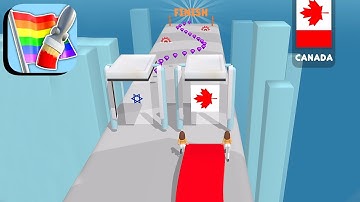 Flag Painters Gameplay 💃🌈🏳️ All Levels 3-4