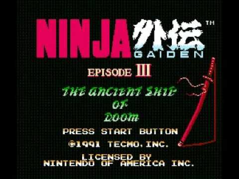 Ninja Gaiden III - The Ancient Ship of Doom (NES) Music - Act II