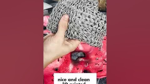 3D Printed Chainmail Armor Sleeve