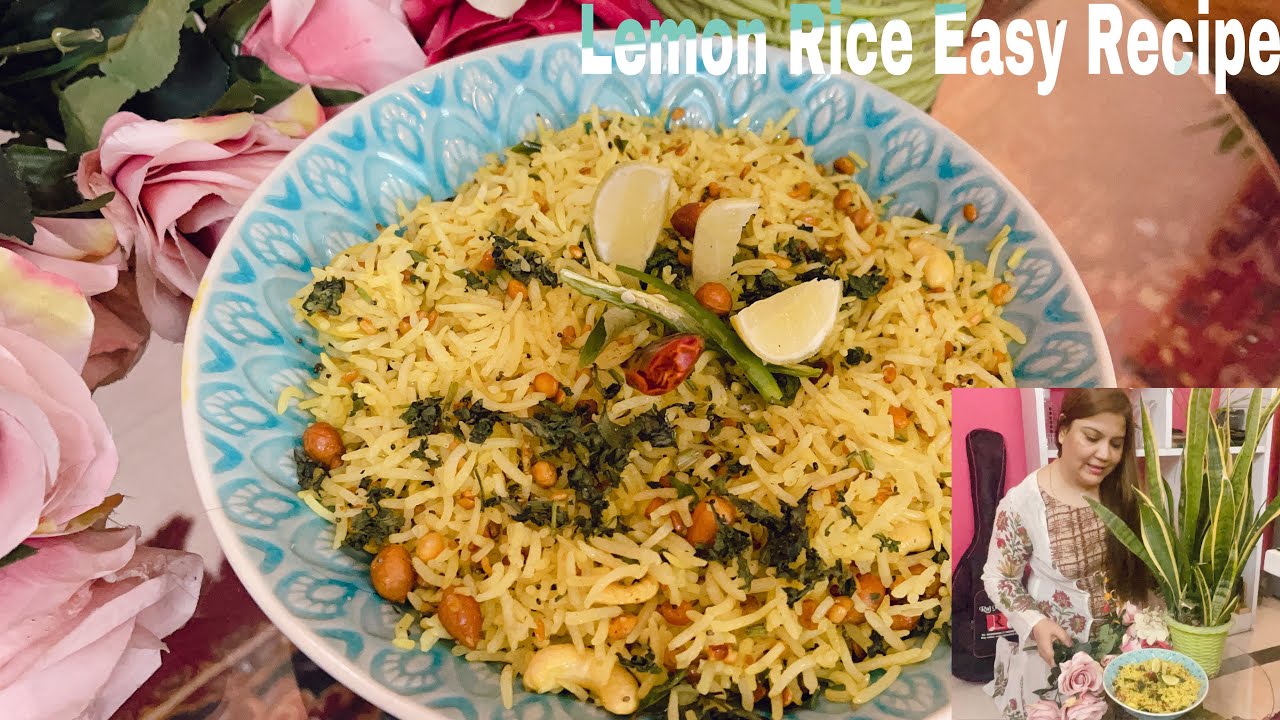 lemon rice recipe | chitranna recipe | chitrannam recipe #lemonrice #chitranna | Food and Passion by Kavita Bardia