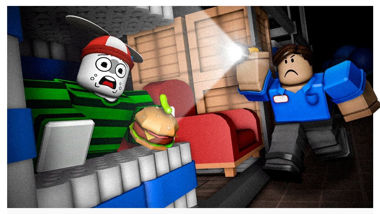 Sobrevivi La Noche En Un Supermercado Cerrado / Survive Overnight In A MegaStore Roblox