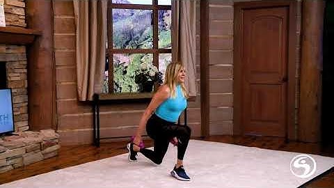 Reverse Lunge with Bicep Curl and Balance