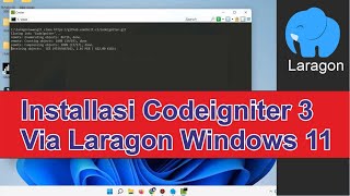 Install Codeigniter 3 Via Laragon Windows 11