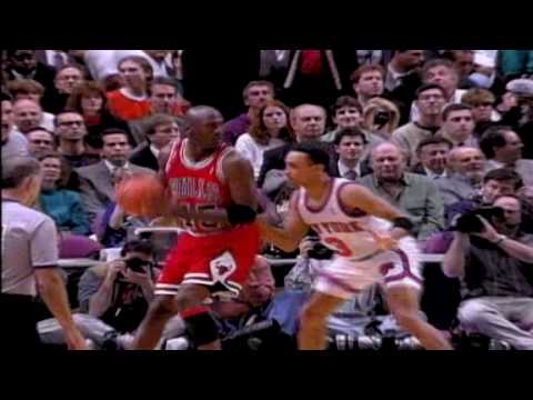 Michael Jordan scores 55 points at Madison Square Garden (1995) - YouTube