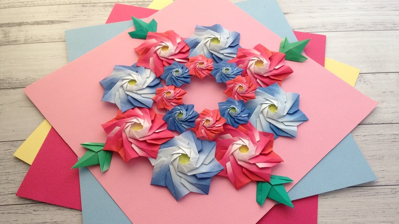 折り紙 桃の花リース 折り方 Origami Peach Flower Wreath Tutorial Niceno1 的youtube视频效果分析报告 Noxinfluencer