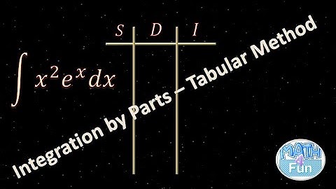 Mastering Integration by Parts: Tabular Method for Definite Integrals #calculusab