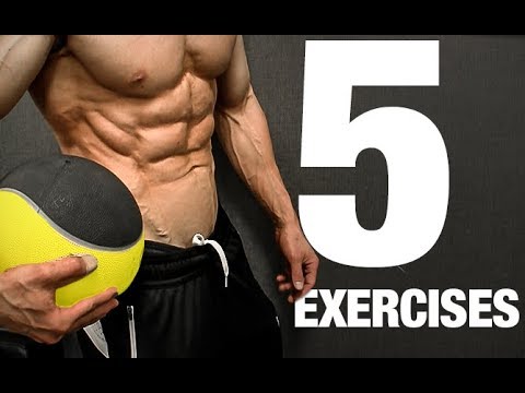 Med Ball Workout (5 MOVES TO A 6 PACK!)