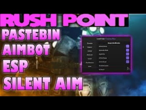 ? Rush Point Pastebin Script AimBot & ESP & Mod Menu  (NEW) *STILL WORKING* 2022