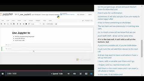 [마라][무크더빙][파이썬기초]0-5 주피터노트북 커널 활용 - Introduction to Python: Fundamentals