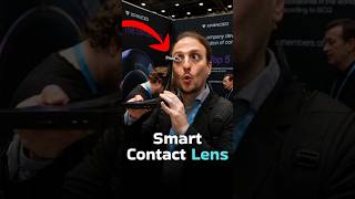 This Contact Lens Shows Data in Your Eyes 😳 No Phone Needed!