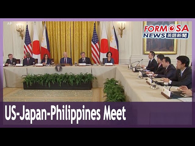 US, Japan, and Philippine Leaders Meet to Counter China’s Maritime Aggressions｜Taiwan News