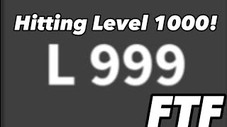 Flee The Facility HITTING LEVEL 1000 (Took 5 Years)