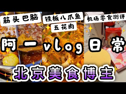 第43集回顾篇，筋头巴脑！铁板八爪鱼五花肉，机场零食测评！阿一3集一篇日本美食VLOG日常！