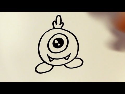 animated monsters to draw