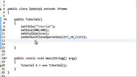 JAVA Programming Tutorial Non Resizable window